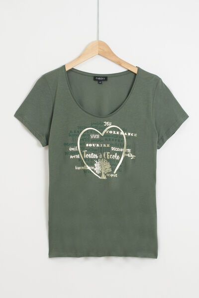 T-shirt Sheila blu donna
