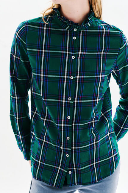 Camicia Celica vert canard donna