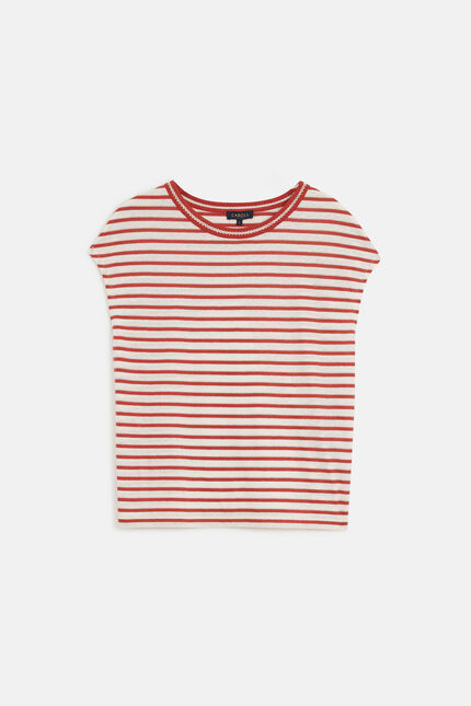 t-shirt zoe rouge femme