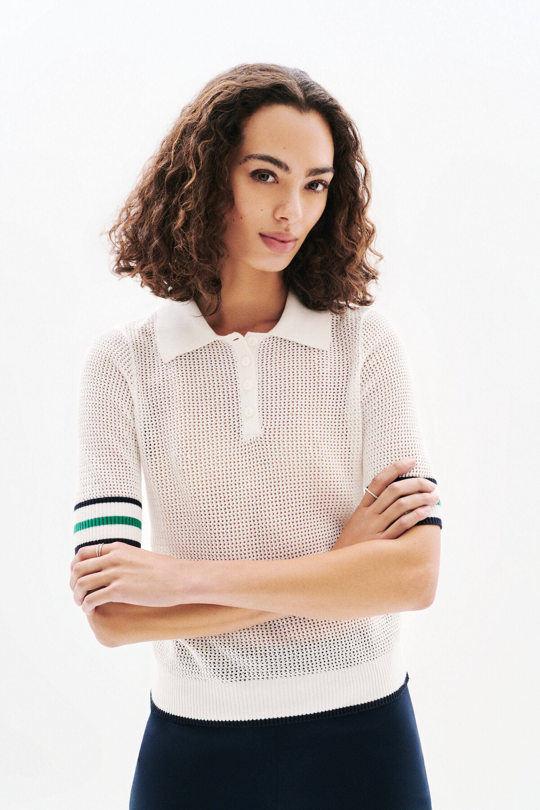 Pull mnovak blanc femme