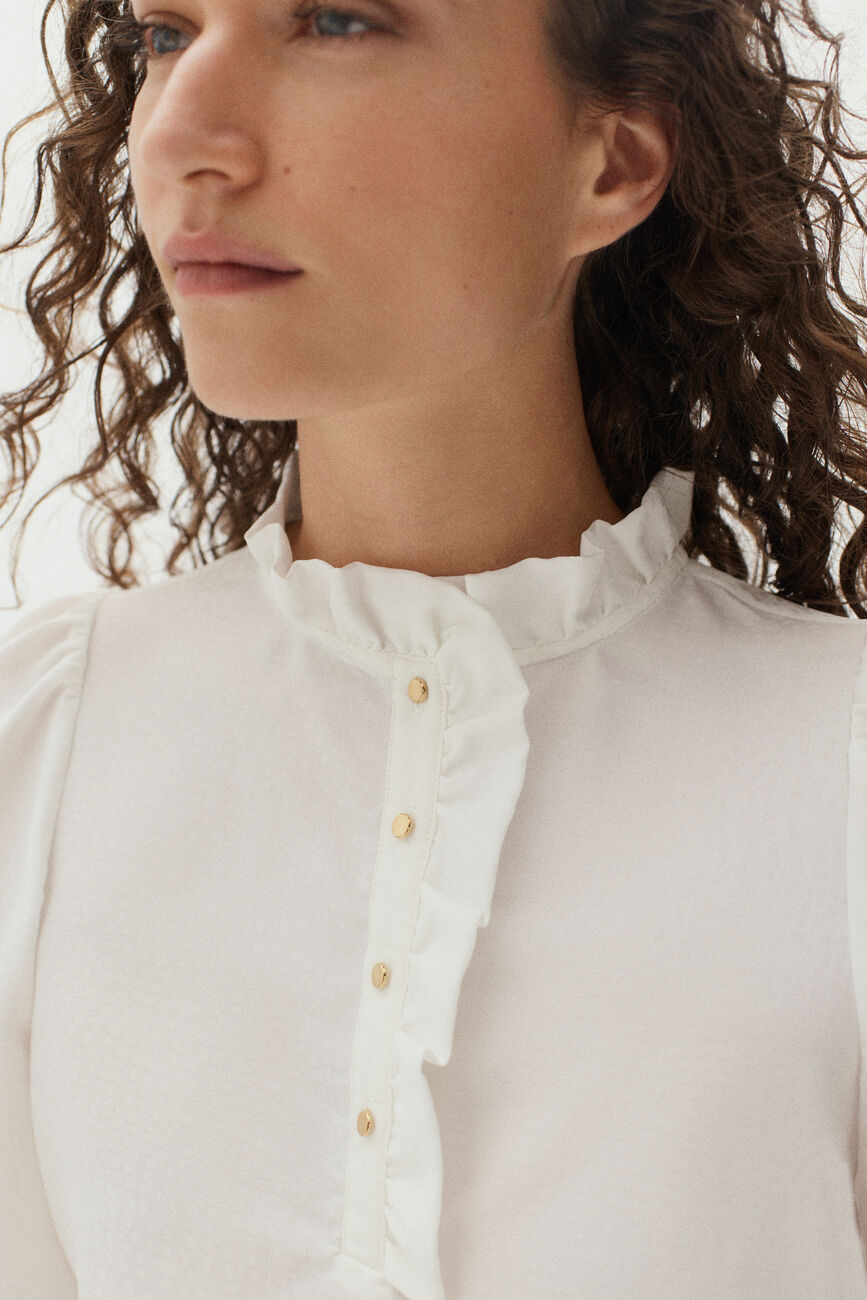 Bluse Nao elfenbein damen