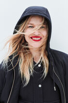 grenouille parka navy blue woman