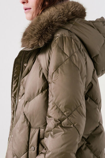 Manteau gavony taupe femme