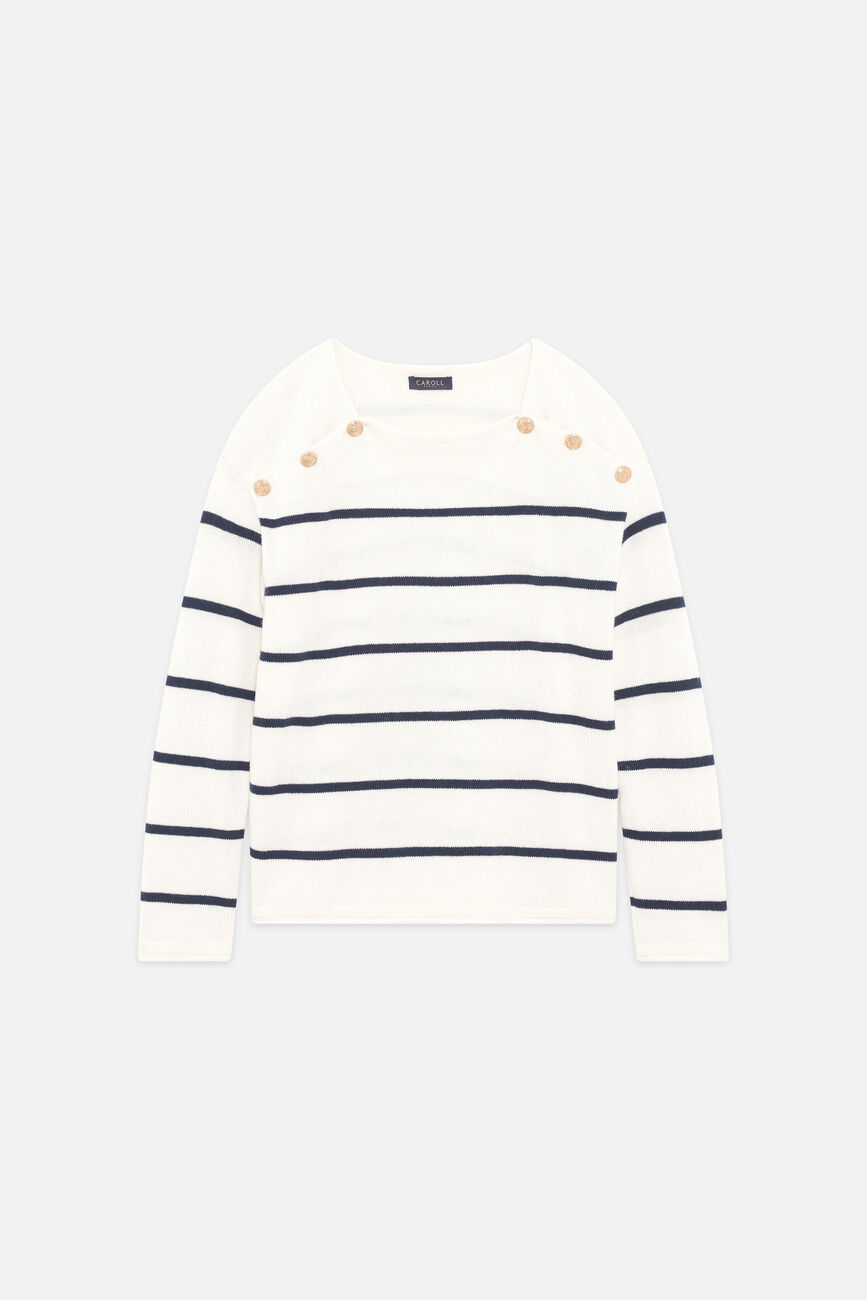 Maglione Mloic ecru donna