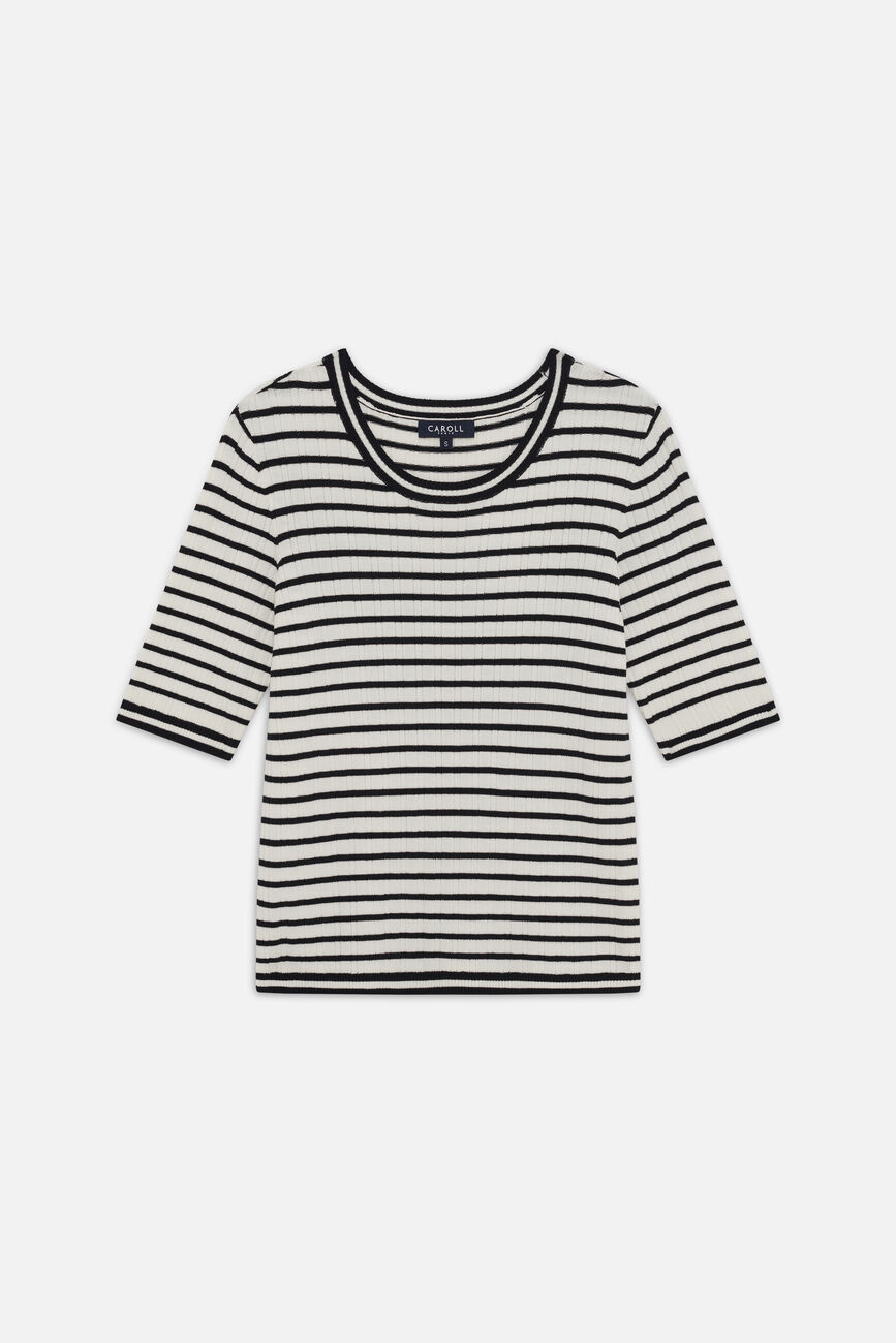 Pullover Pepita schwarz damen