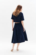 Diamant3 skirt navy blue woman