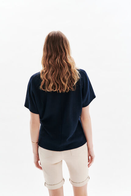 T-Shirt Tmiguel marineblau damen