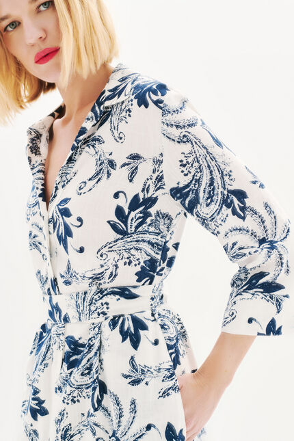 Robe Rlaurane ivoire femme