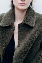 Garden coat light green woman