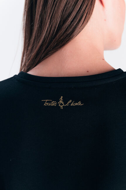 Felpa Jasmin nero donna