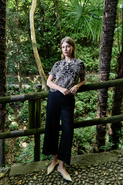 Camisa Czelly preto mulher