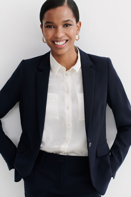 Blazer vantea bleu marine femme