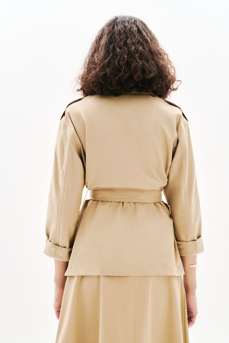 Veste Geraldine taupe femme