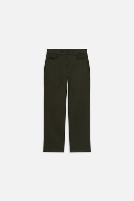Hochgeschnittene Hose Pbradley khakigrün damen