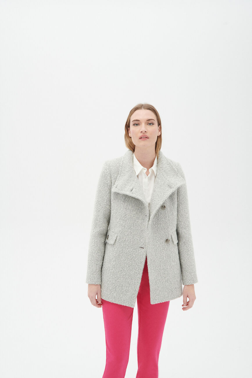 Gaston coat light grey woman