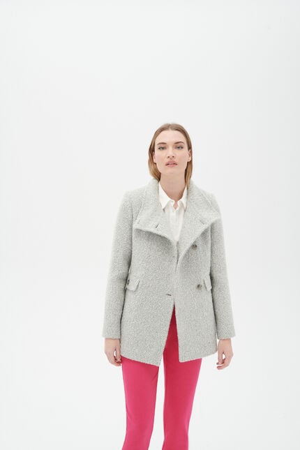 Gaston coat light grey woman