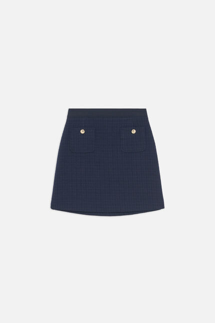 Janya1 rok marineblauw vrouw