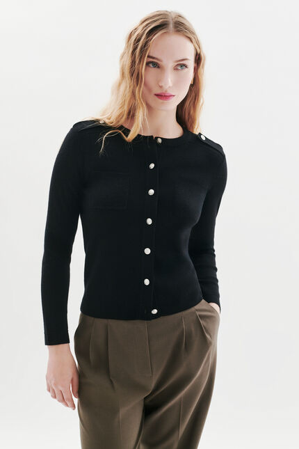 Pull Marjorie noir femme