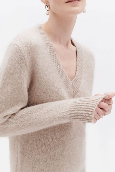Pull melody marron femme