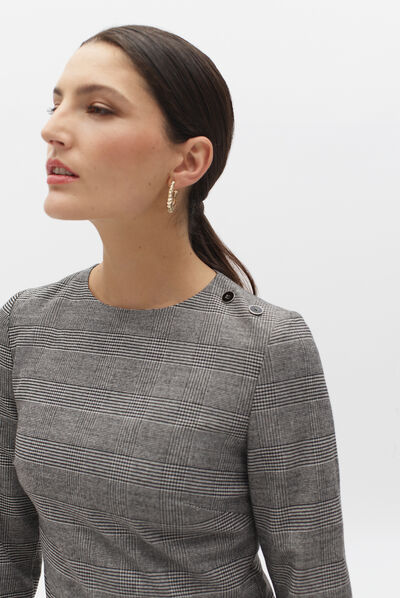 abito swann nero donna