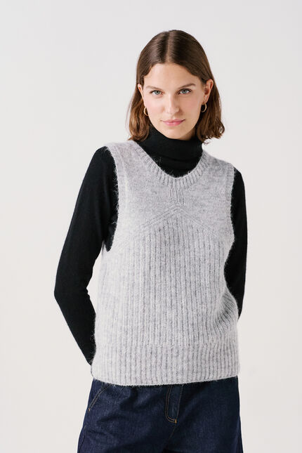 Maglione mphil grigio chiaro donna