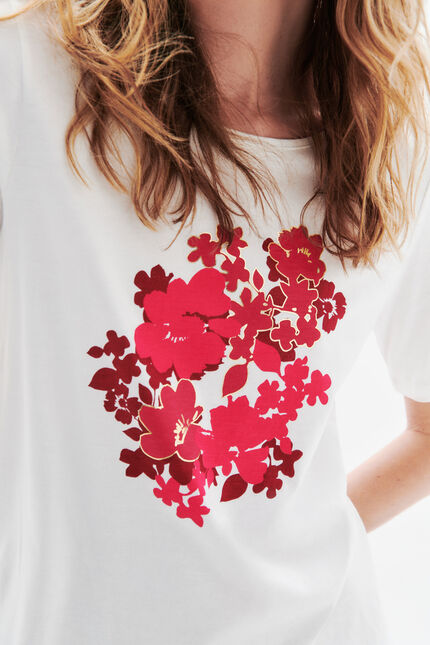 Camiseta Tdalia rosa fucsia mujer