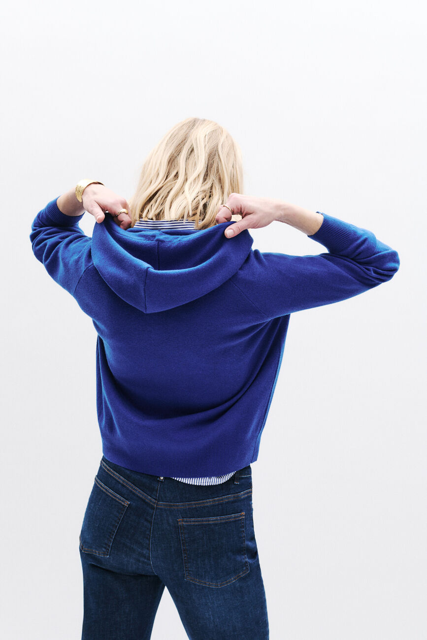 Gilet Monsina elektroblau donna