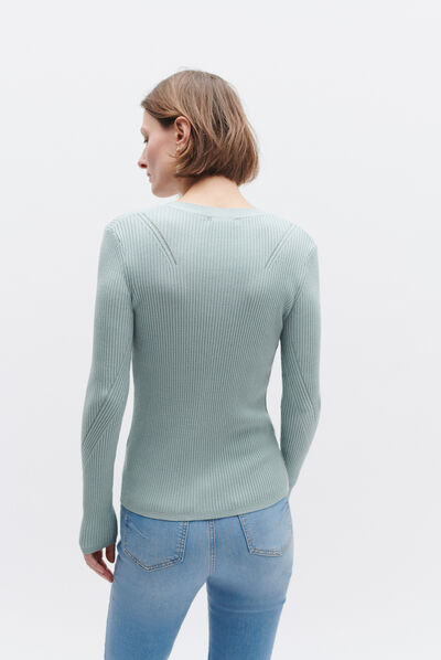 gilet jules vert clair femme