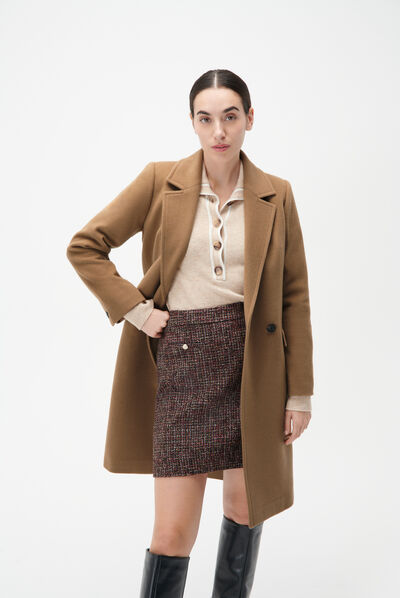 Jas Gregory camel vrouw