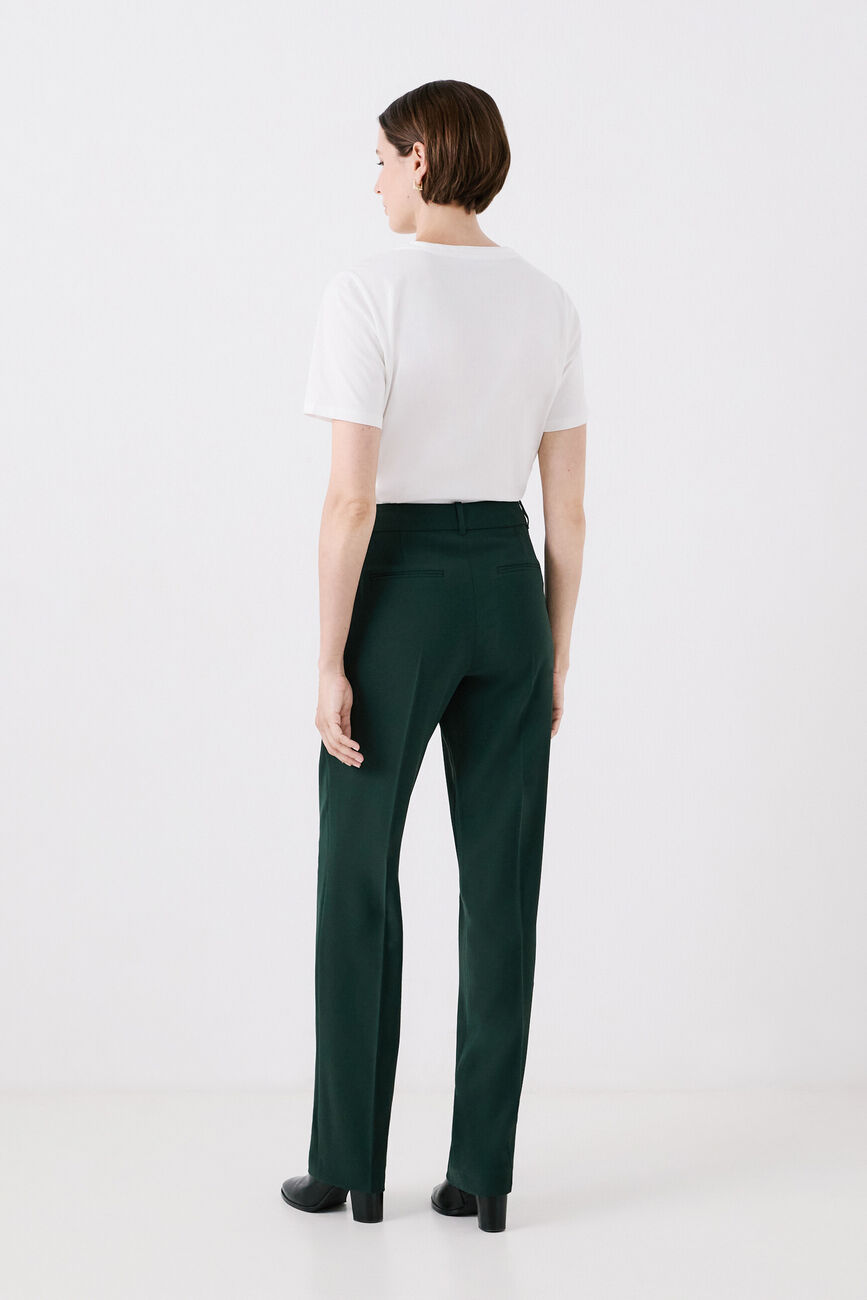 Pants pgautier2 dark green woman