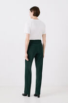 Pants pgautier2 dark green woman