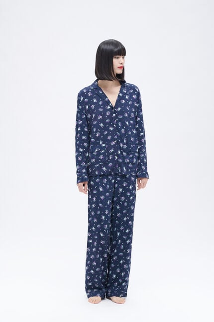Pyjama axel bleu marine femme