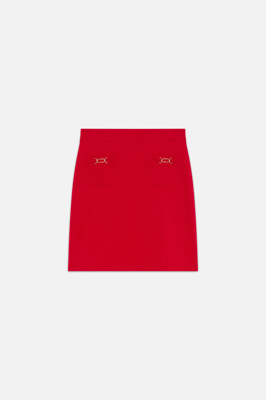 Jupe Jaddy rouge femme