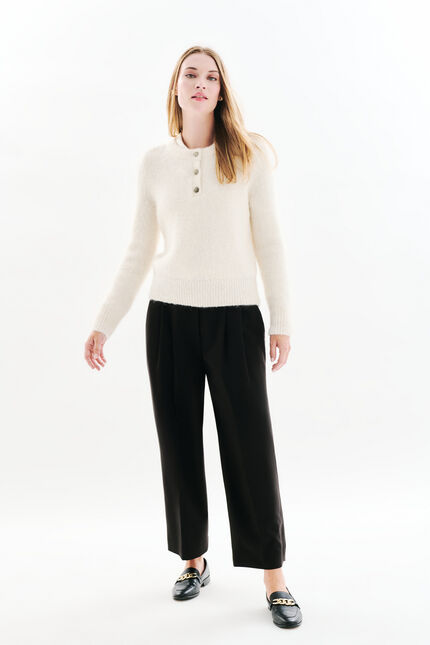 Maglione Mdona ecru donna