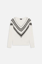 Sweater msteven ecru woman