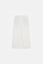 100% linen pandi trousers white woman