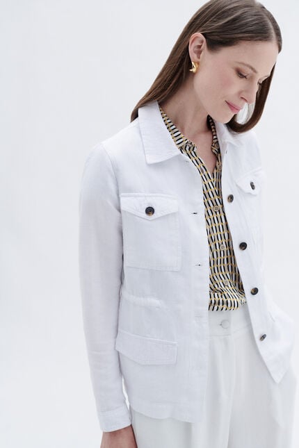 veste grace blanc femme