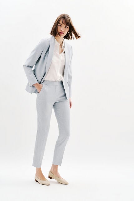 Pantalon Pgautier3 bleu ciel femme