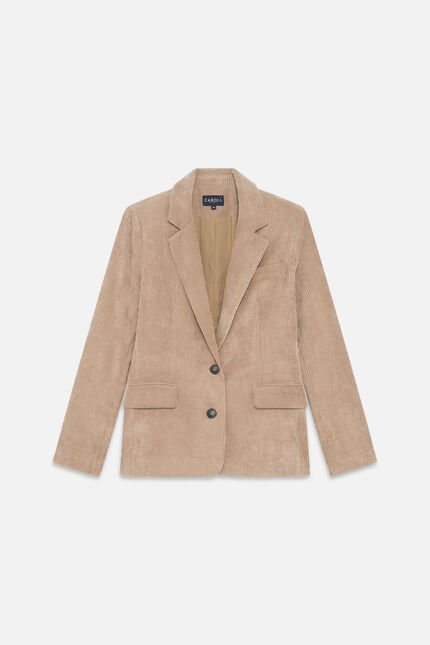 Veste vambre2 taupe femme