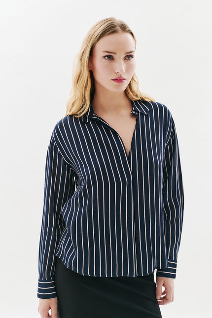 Chemise Caby2 bleu marine femme