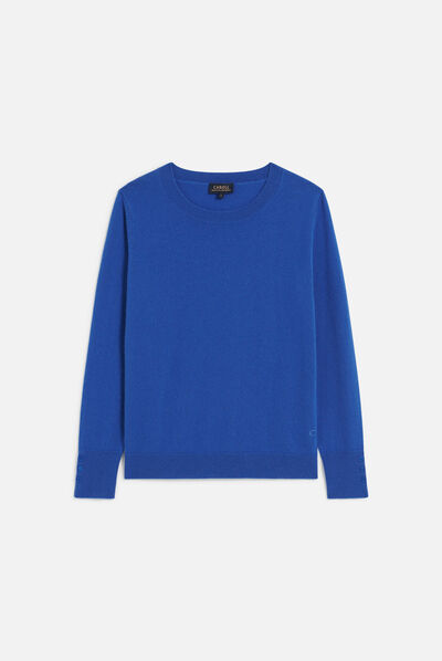pull magda bleu electrique femme