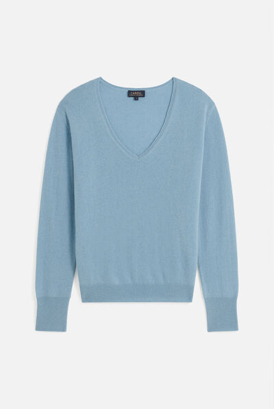 Pull marianne bleu ciel femme