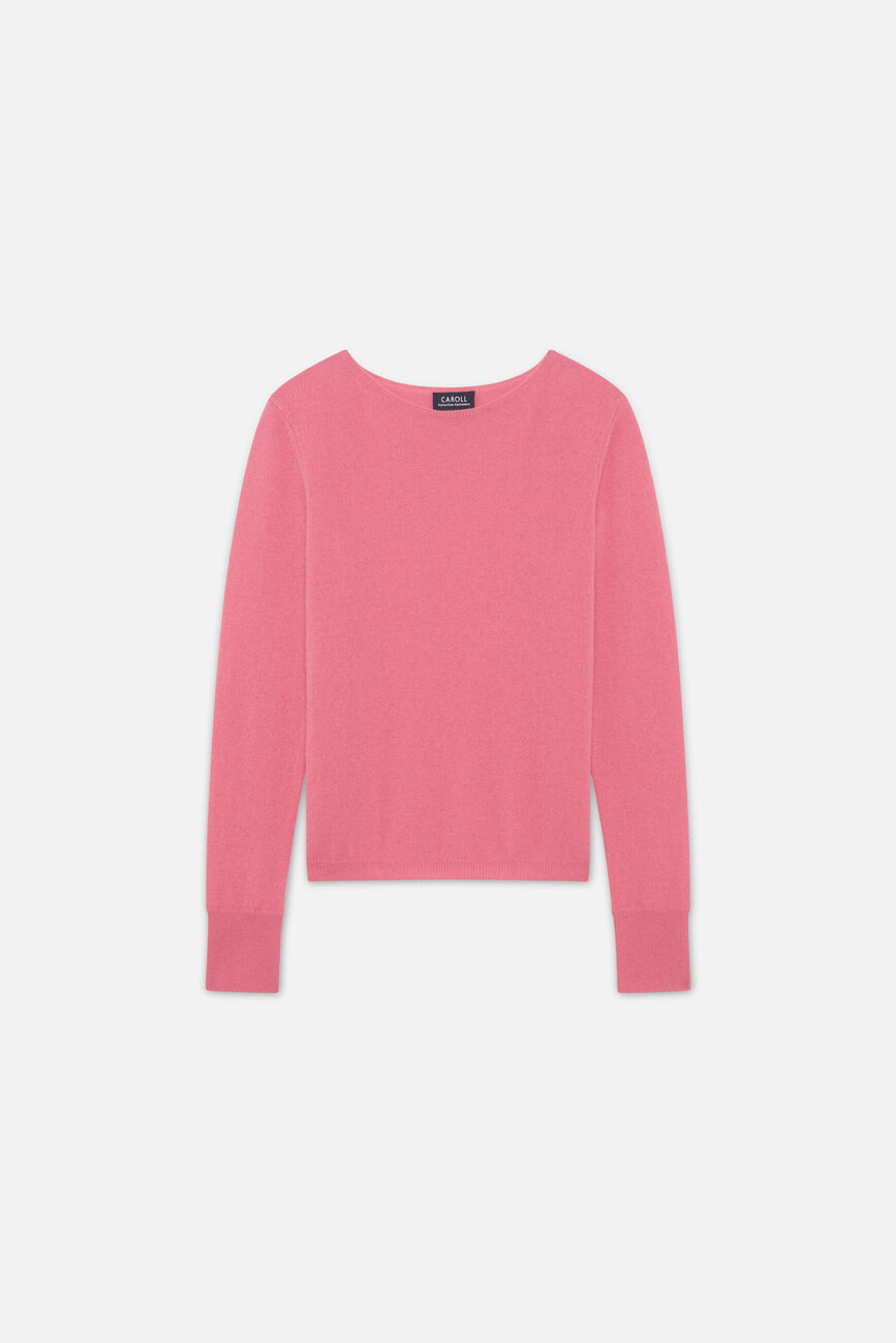 Mzoan 100% cashmere sweater dusty pink woman