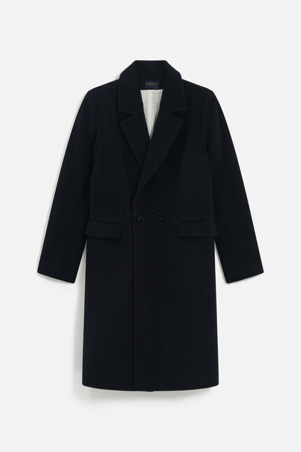 Manteau gregor bleu marine femme