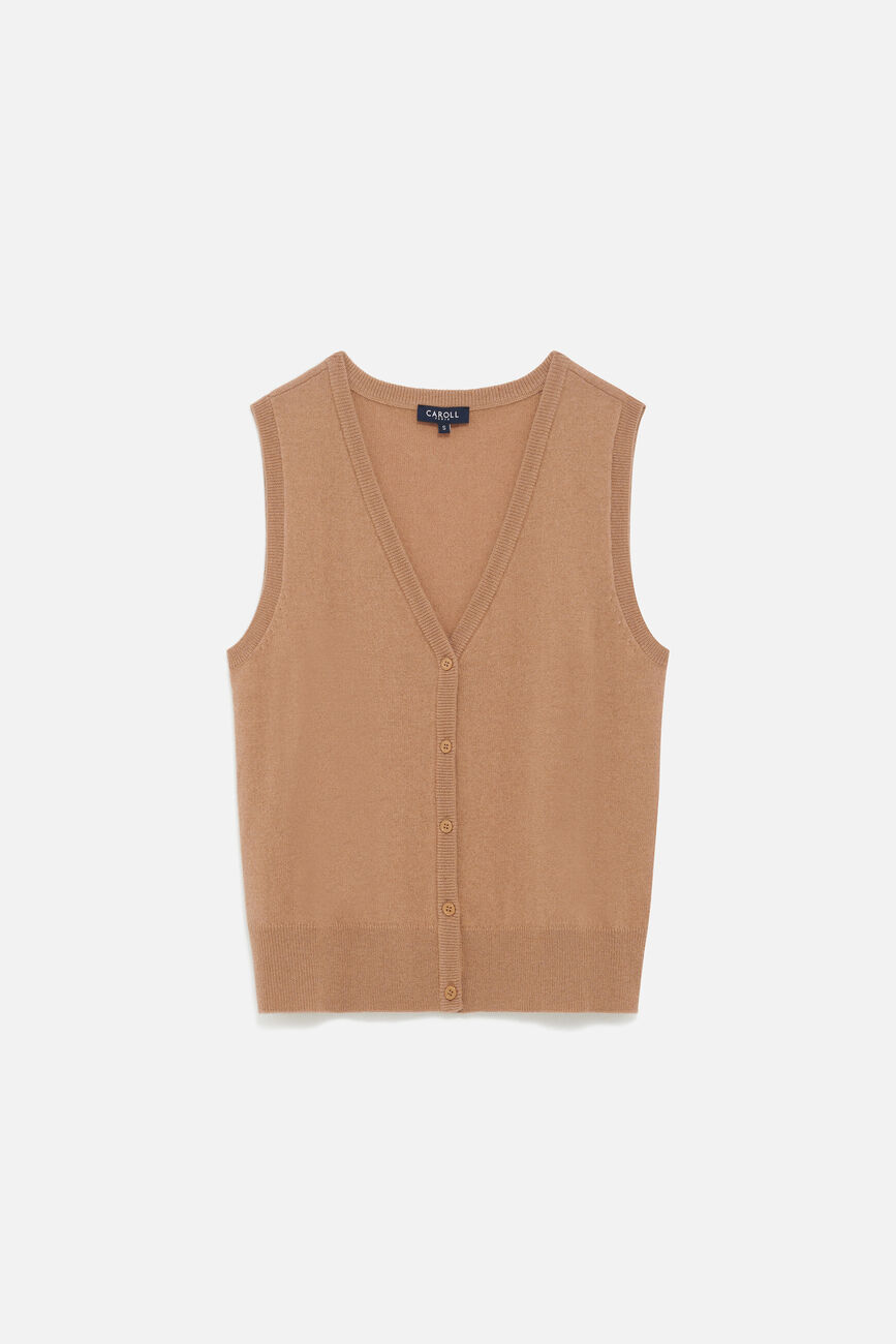 milou cardigan camel woman