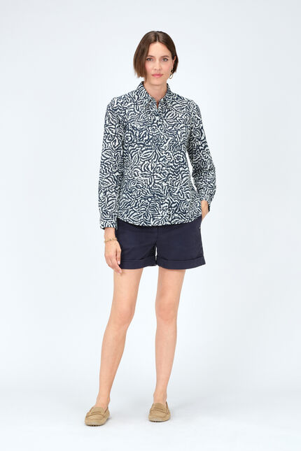overhemd jessica1 marineblauw vrouw