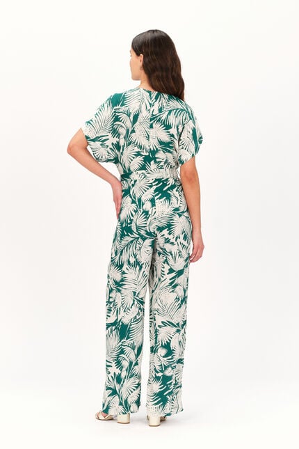 Combinaison cocotte vert emeraude femme