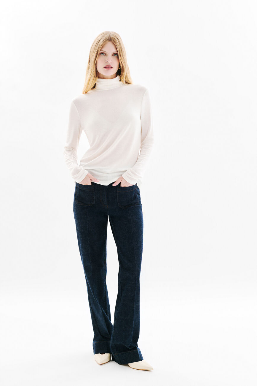 T-shirt Tlili ecru woman