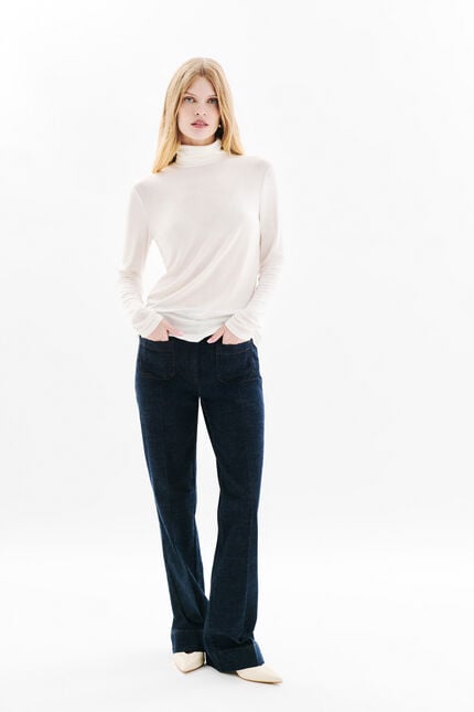 T-shirt Tlili ecru donna