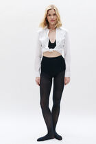 James B tights navy blue woman
